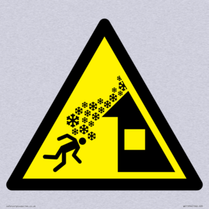 W040 Warning: Roof avalanche